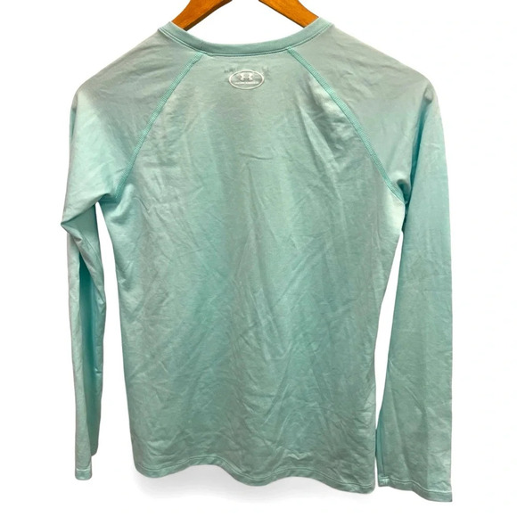 Under Armour Long Sleeve Heat Gear Loose Shirt with logo size Youth Large - Picture 2 of 8